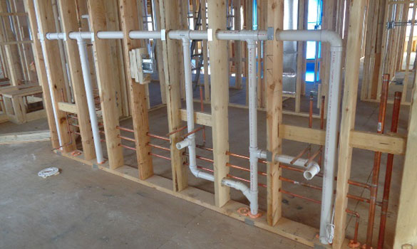 new construction plumbing